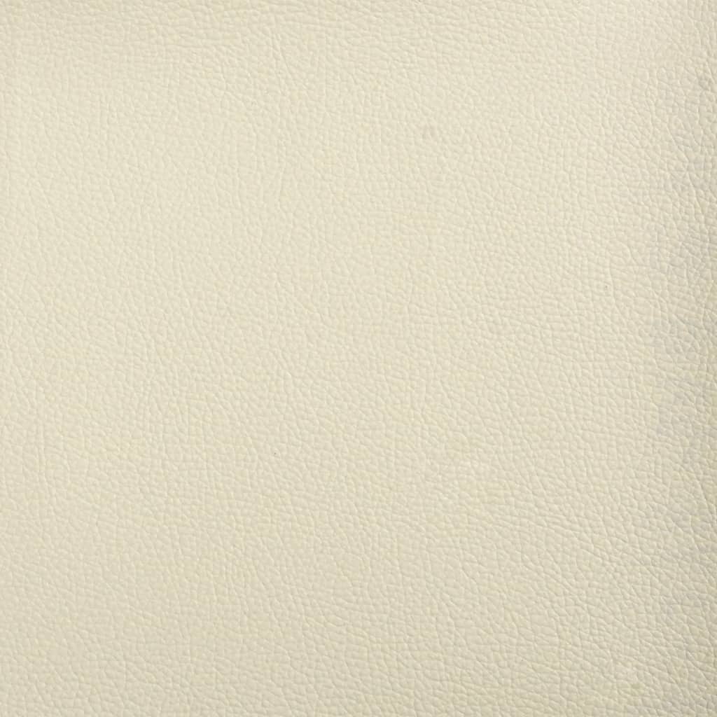 2-Sitzer-Sofa mit Zierkissen Weinrot 120 cm Kunstleder