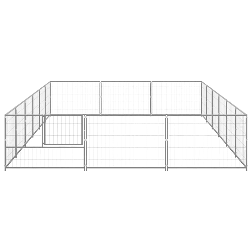 Hundezwinger Schwarz 4 m² Stahl