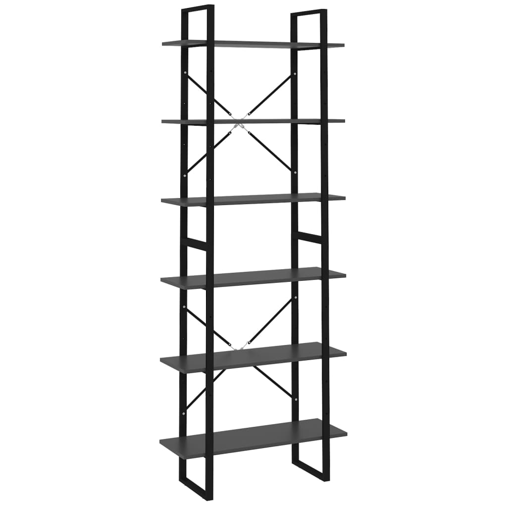 Bücherregal Weiß 80x30x105 cm Holzwerkstoff