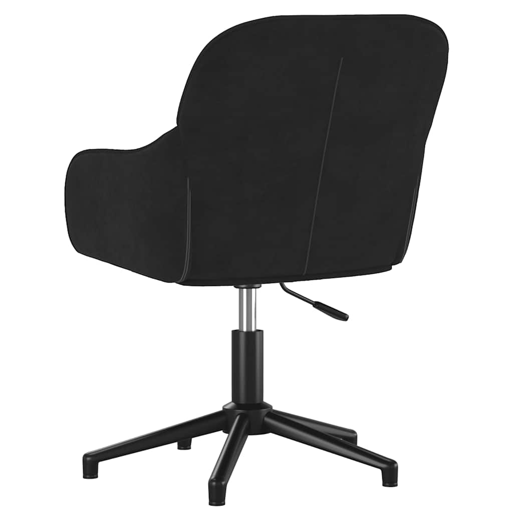 Bürostuhl Drehbar Blau Samt