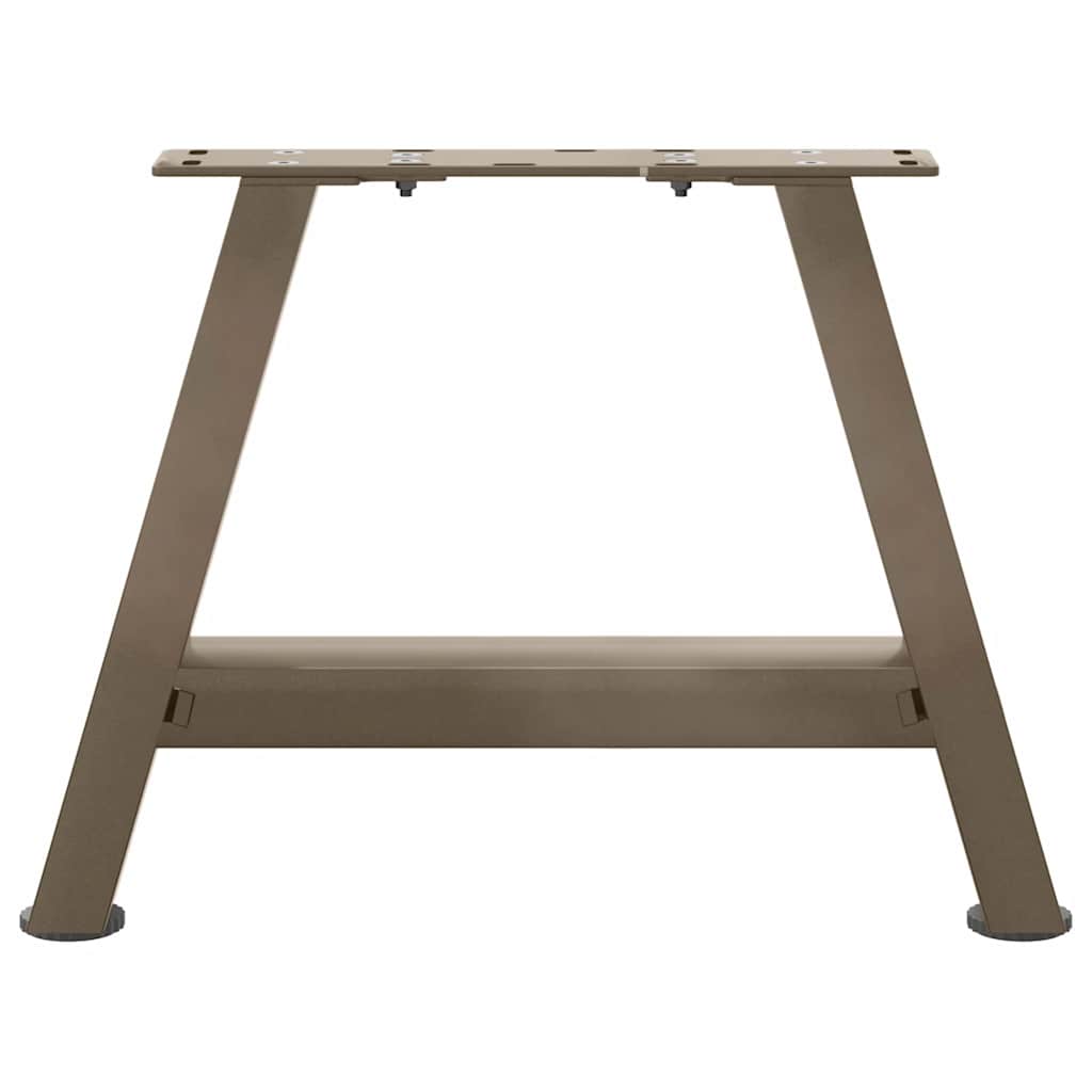 Couchtischbeine A-Form 2 Stk. 30x(30-31) cm Stahl