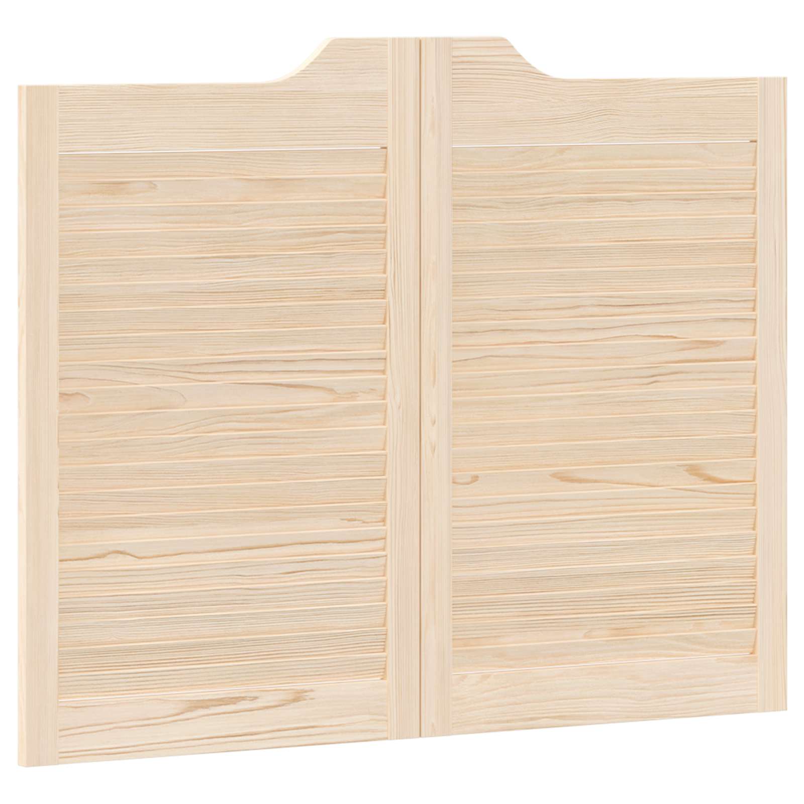 Schwingtüren Natur 80 x 40 cm Massives Kiefernholz