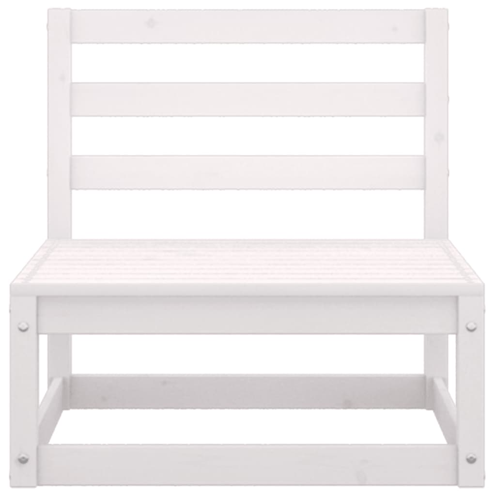 10-tlg. Garten-Lounge-Set mit Kissen Massivholz Kiefer