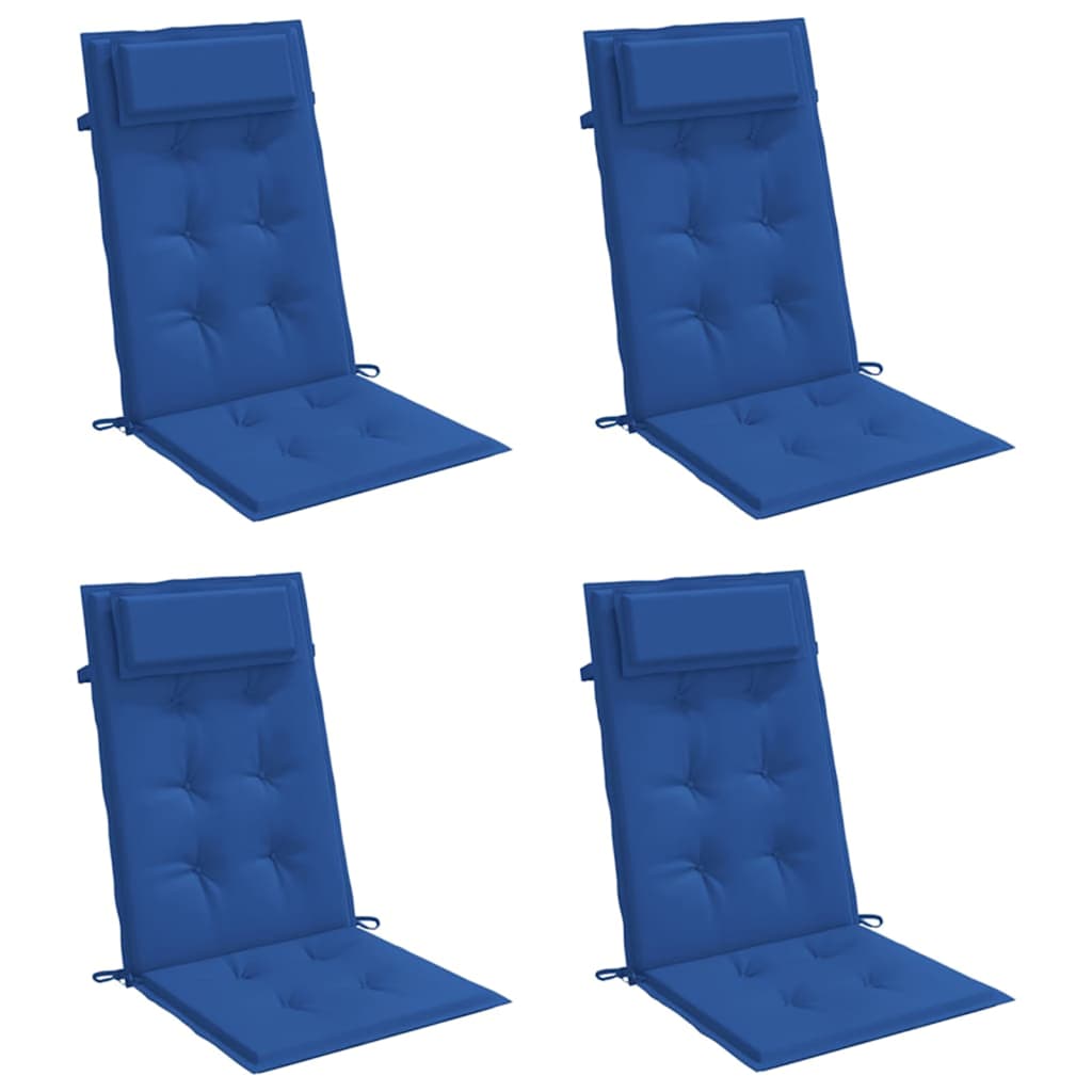 Hochlehner-Auflagen 2 Stk. Anthrazit Oxford-Gewebe