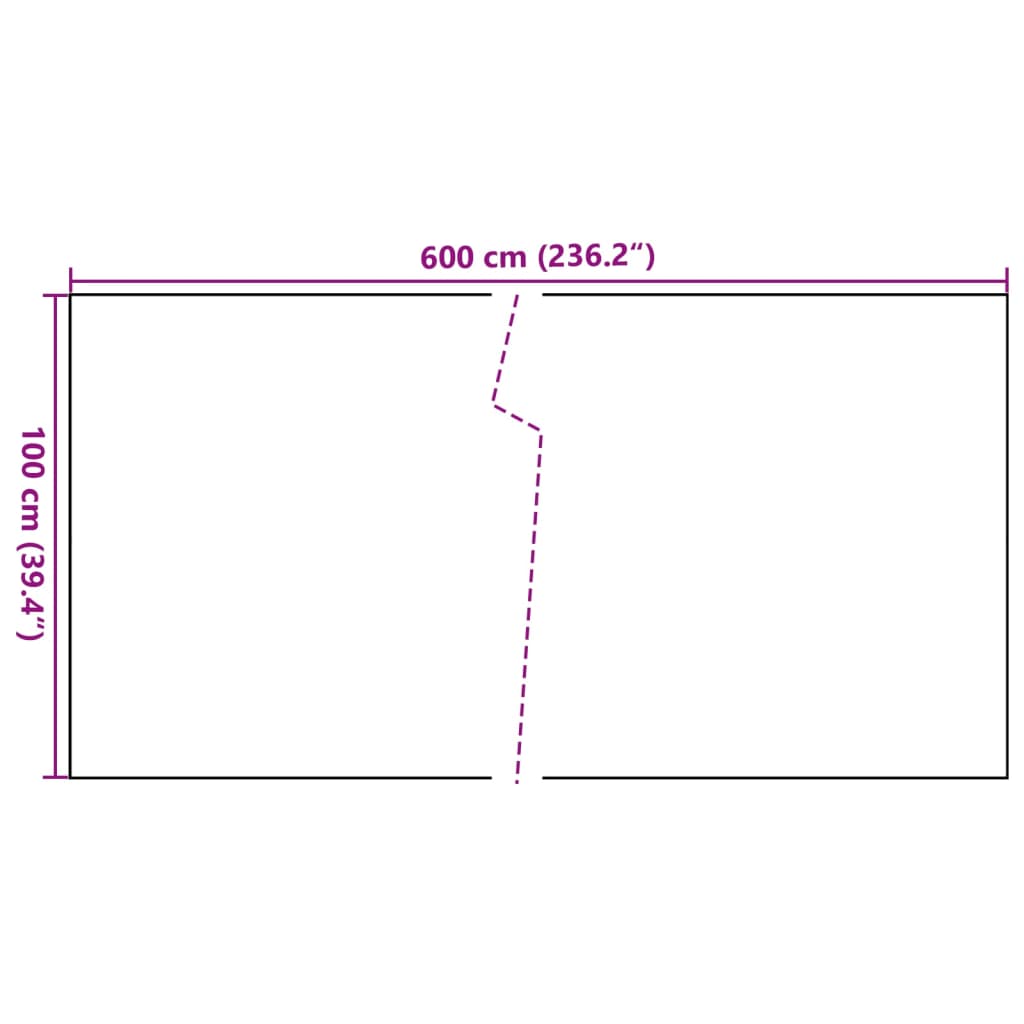 Balkon-Sichtschutz Anthrazit 300x90 cm Poly Rattan