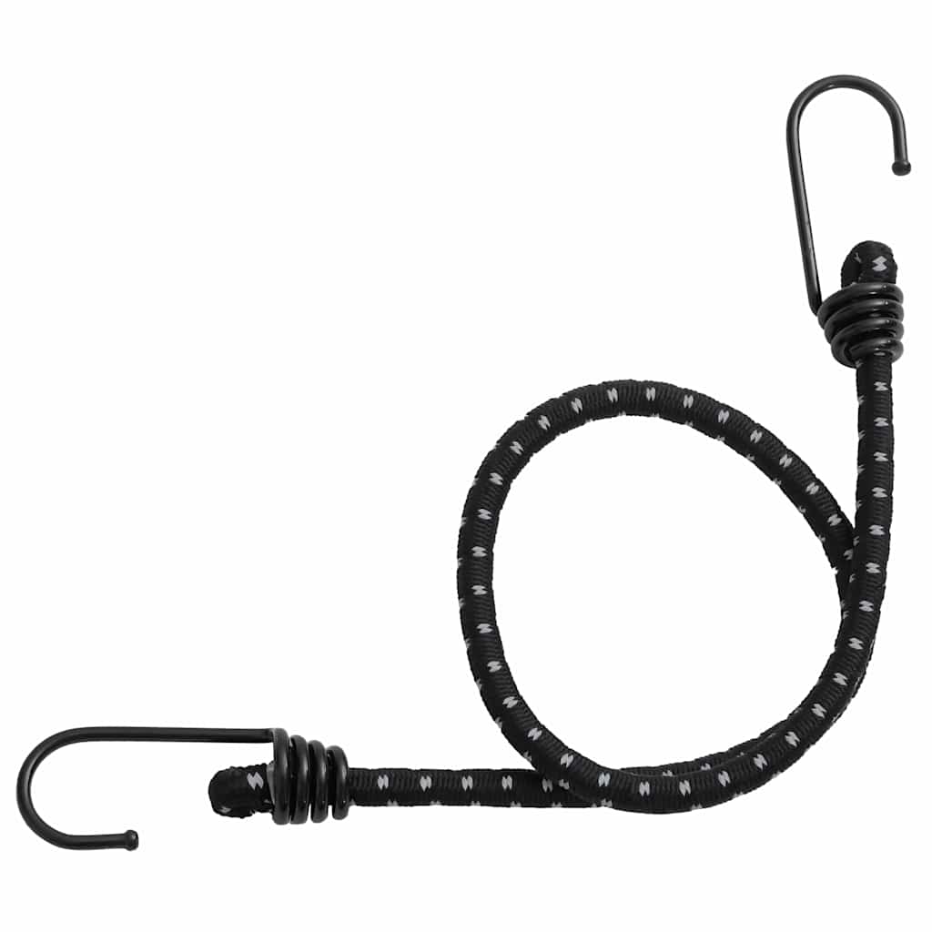 Gummiseile Reflektierend mit Haken 25 Stk. 38 cm
