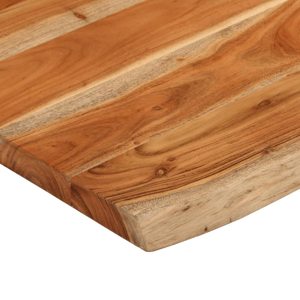 Wandregal 40x20x2,5 cm Rechteckig Massivholz Akazie Baumkante