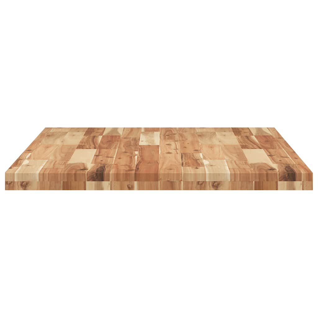 Schreibtischplatte Unbehandelt 60x50x2 cm Massivholz Akazie