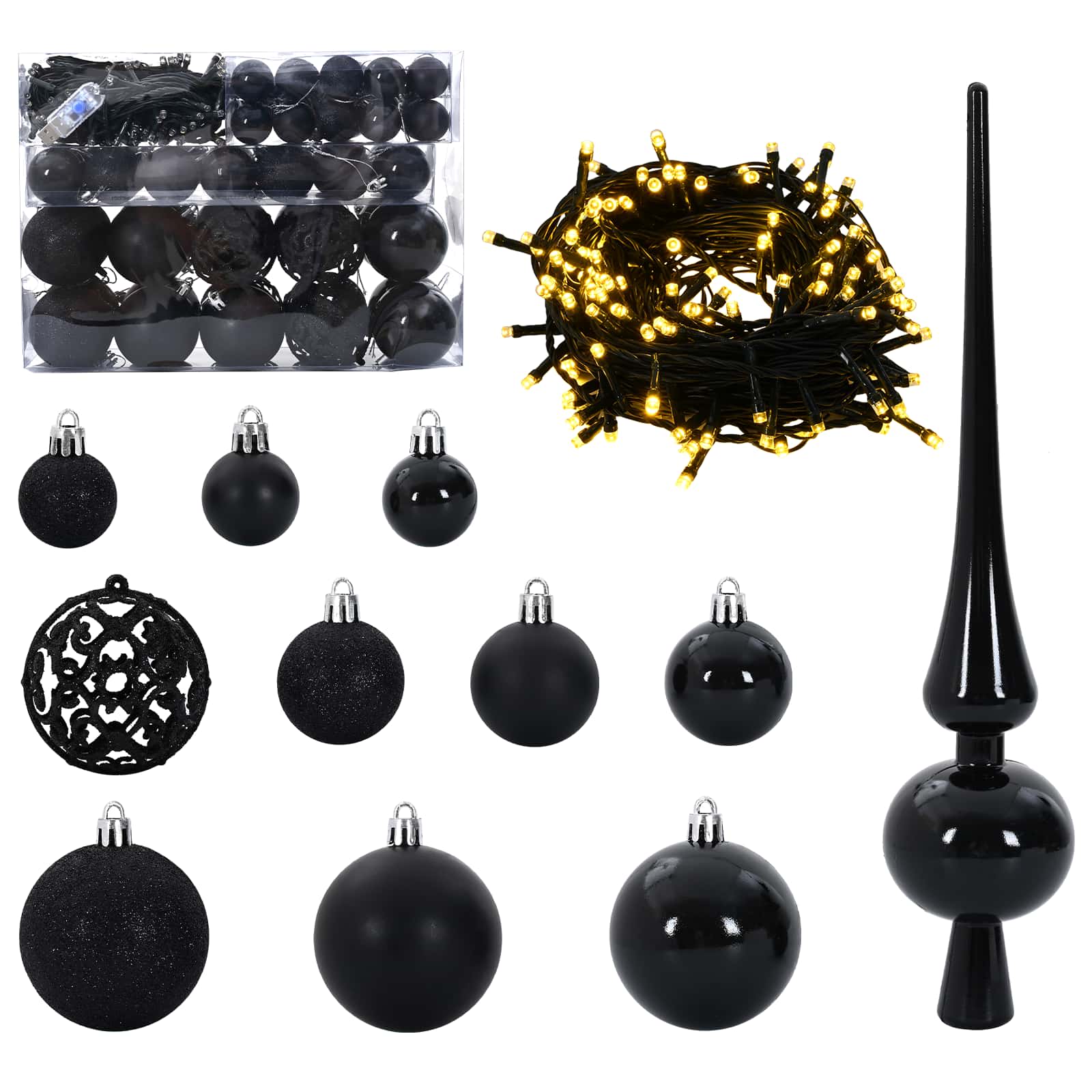 Künstlicher klappbarer Weihnachtsbaum Weiß 120 cm PVC und Stahl