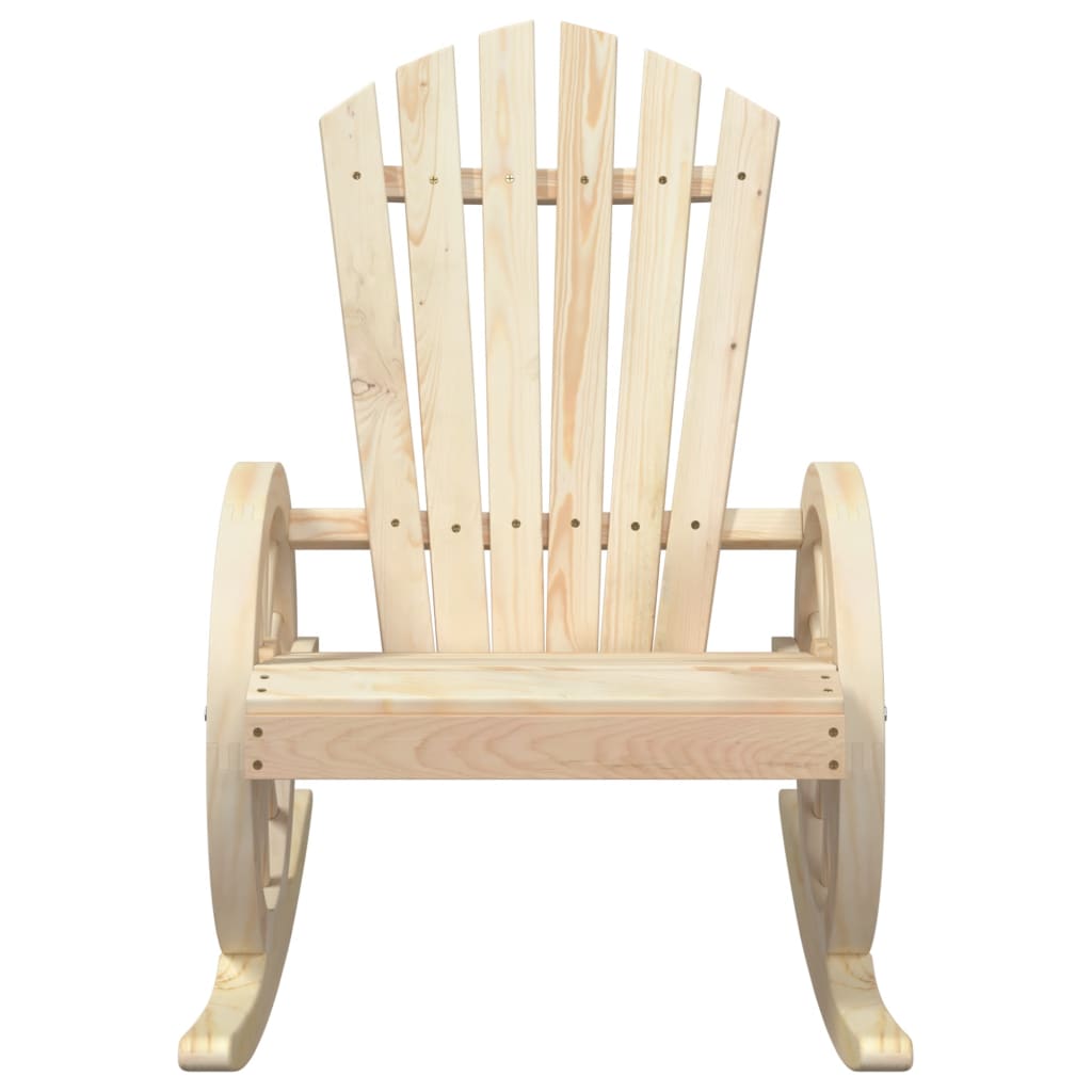 Adirondack-Schaukelstühle 2 Stk. Massivholz Tanne
