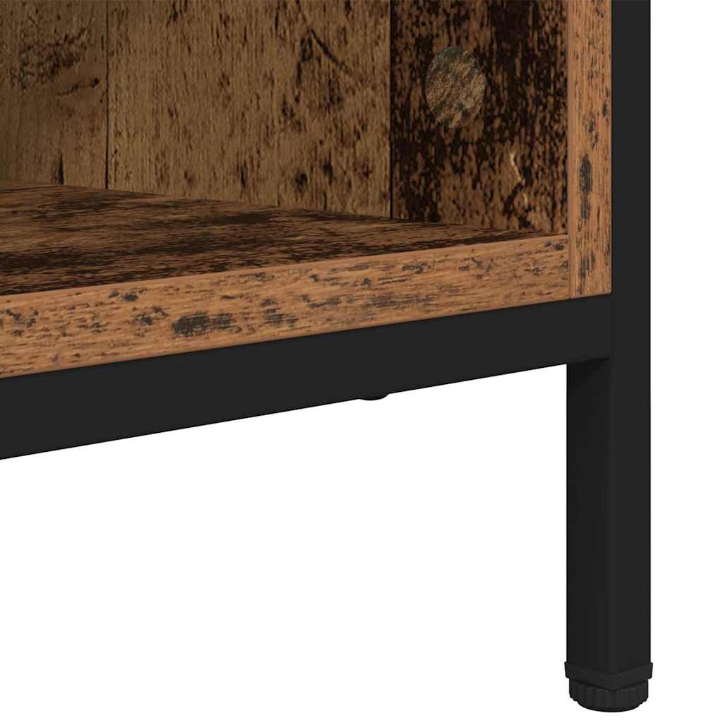 Schuhregal Schwarz 38x35x50 cm Holzwerkstoff