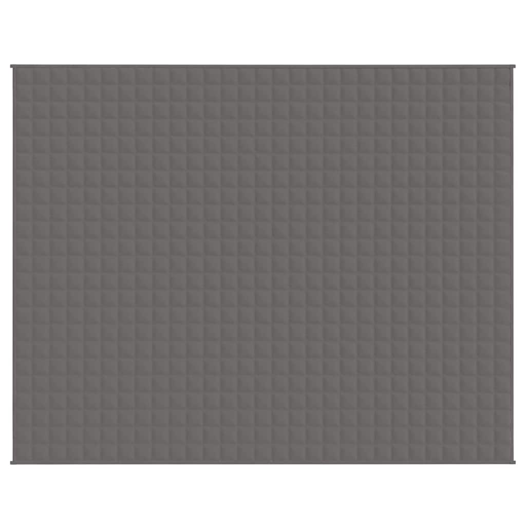 Gewichtsdecke Grau 122x183 cm 5 kg Stoff