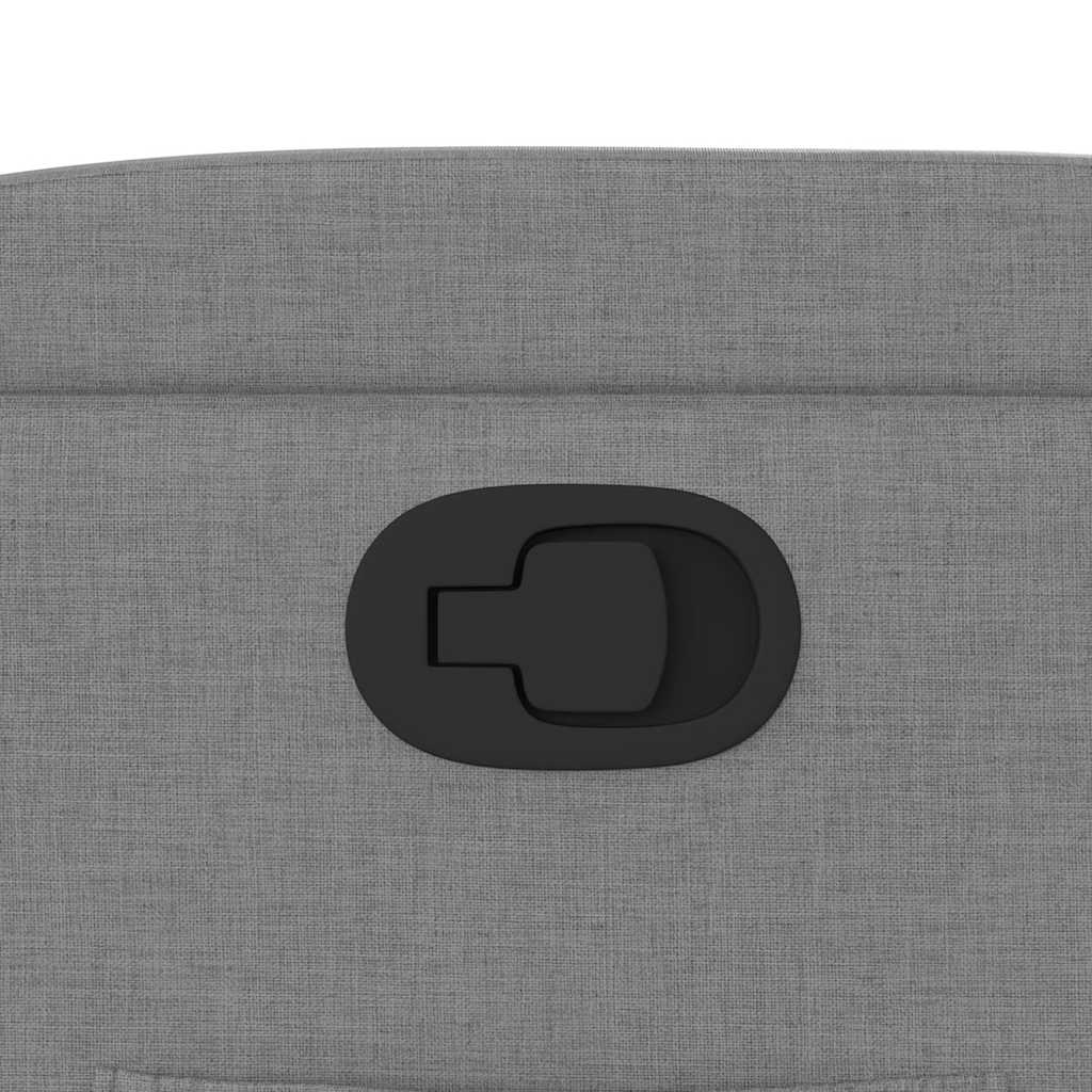 Relaxsessel Elektrisch Dunkelgrau Stoff