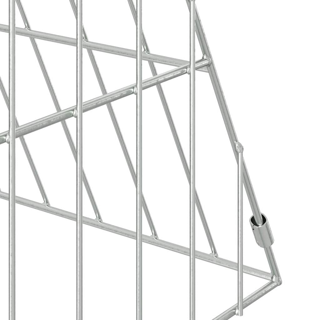 Hühnerkäfig Silber 110 x 55 x 55 cm Verzinkter Stahl