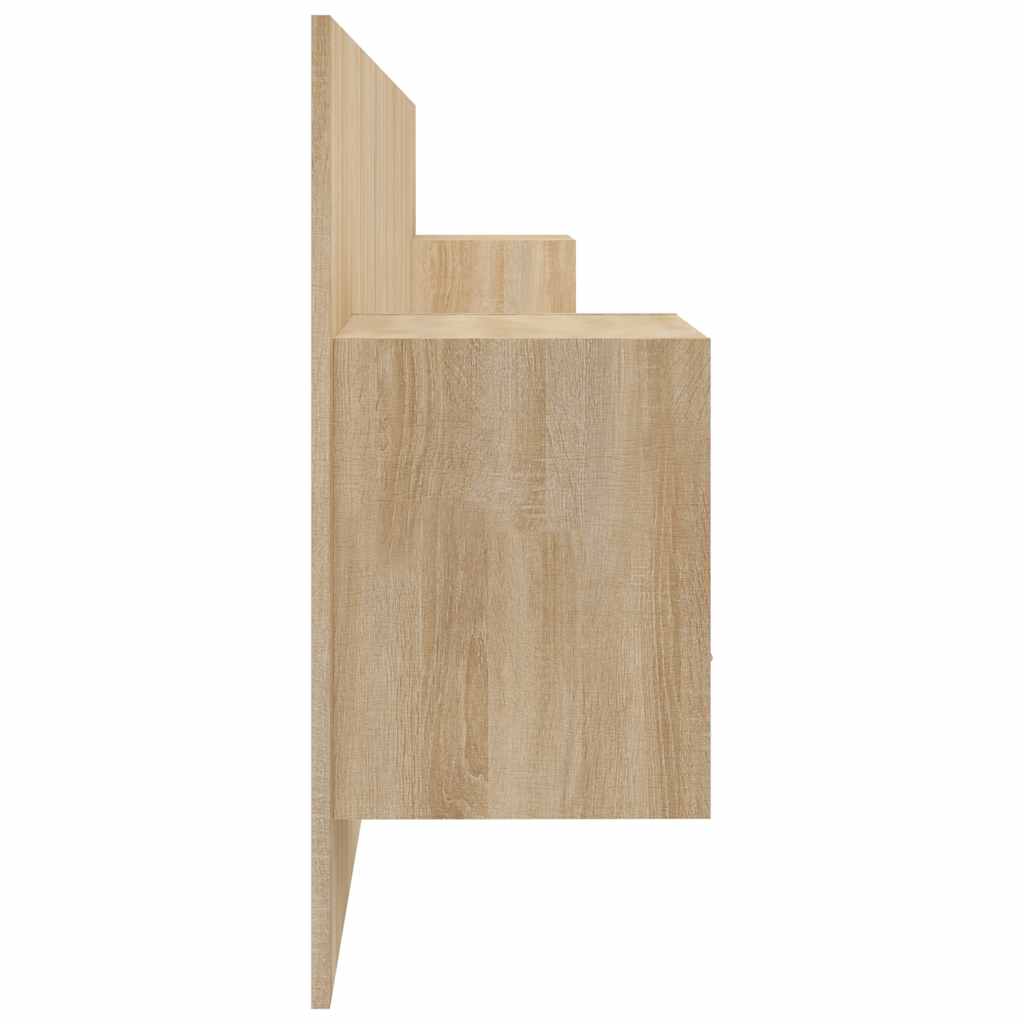 Kopfteil mit Nachttischen Weiß Holzwerkstoff