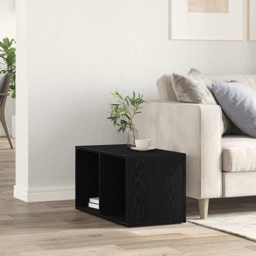 Schallplatten-Aufbewahrungsbox Weiß 71x34x36 cm Holzwerkstoff