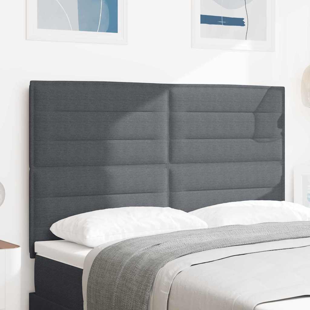 Kopfteil Hellgrau 80 cm Cordstoff