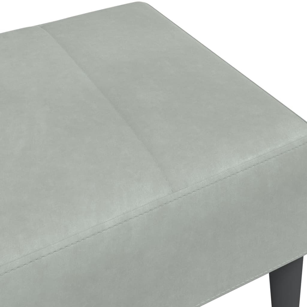 Fußhocker Blau 77x55x31 cm Samt