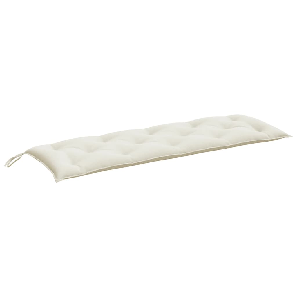 Gartenbank-Auflage Melange Anthrazit 100x50x7 cm Stoff