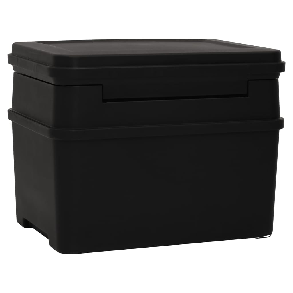 Tresor Schwarz 44x37x16,5 cm