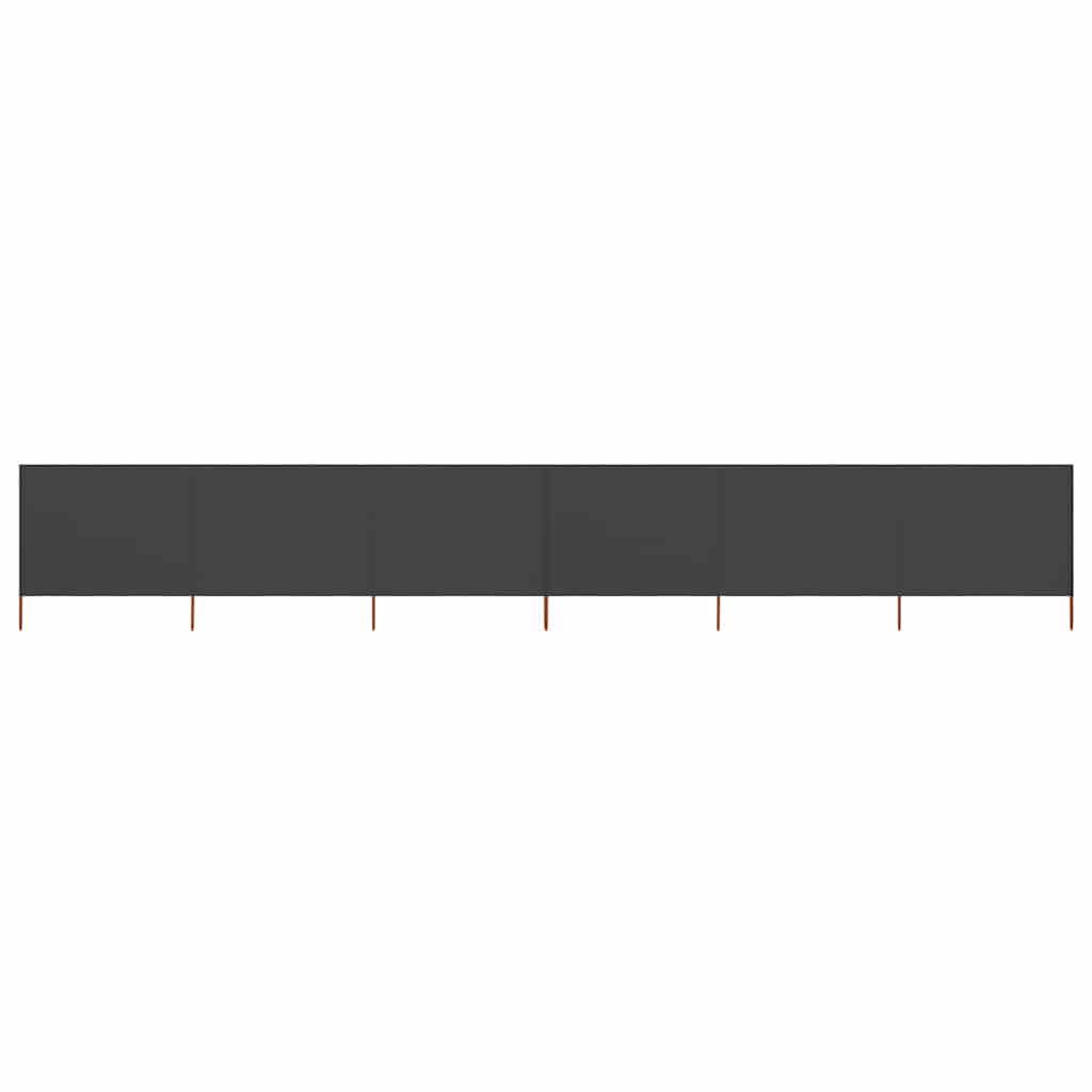 3-teiliges Windschutzgewebe 400 x 120 cm Weiß