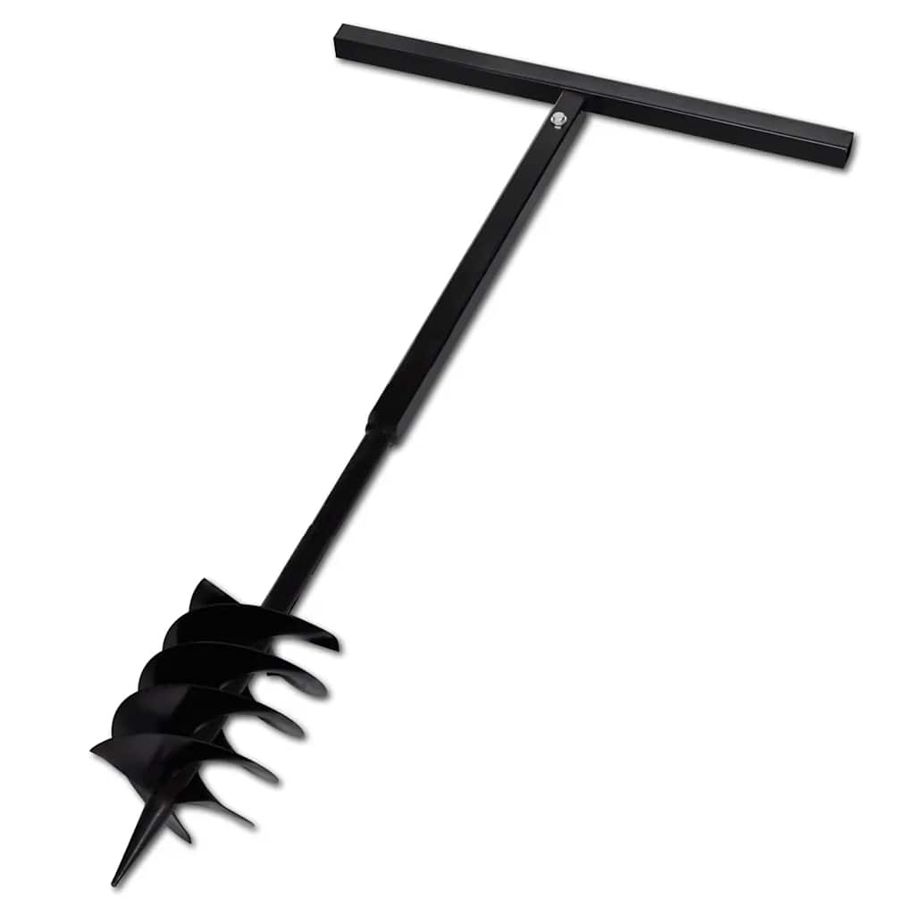 Erdbohrer mit Griff 100 mm Verlängerungsrohr 9 m