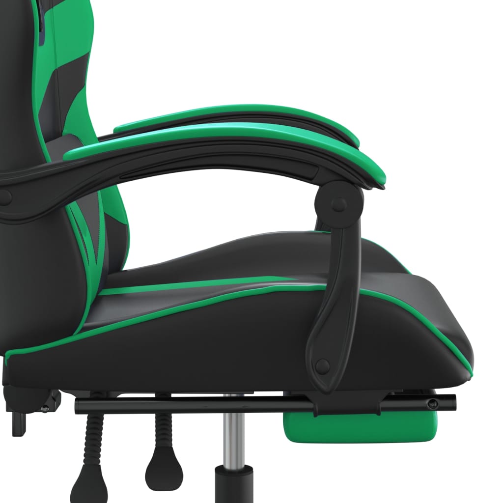 Gaming-Stuhl Drehbar Schwarz und Rot Kunstleder