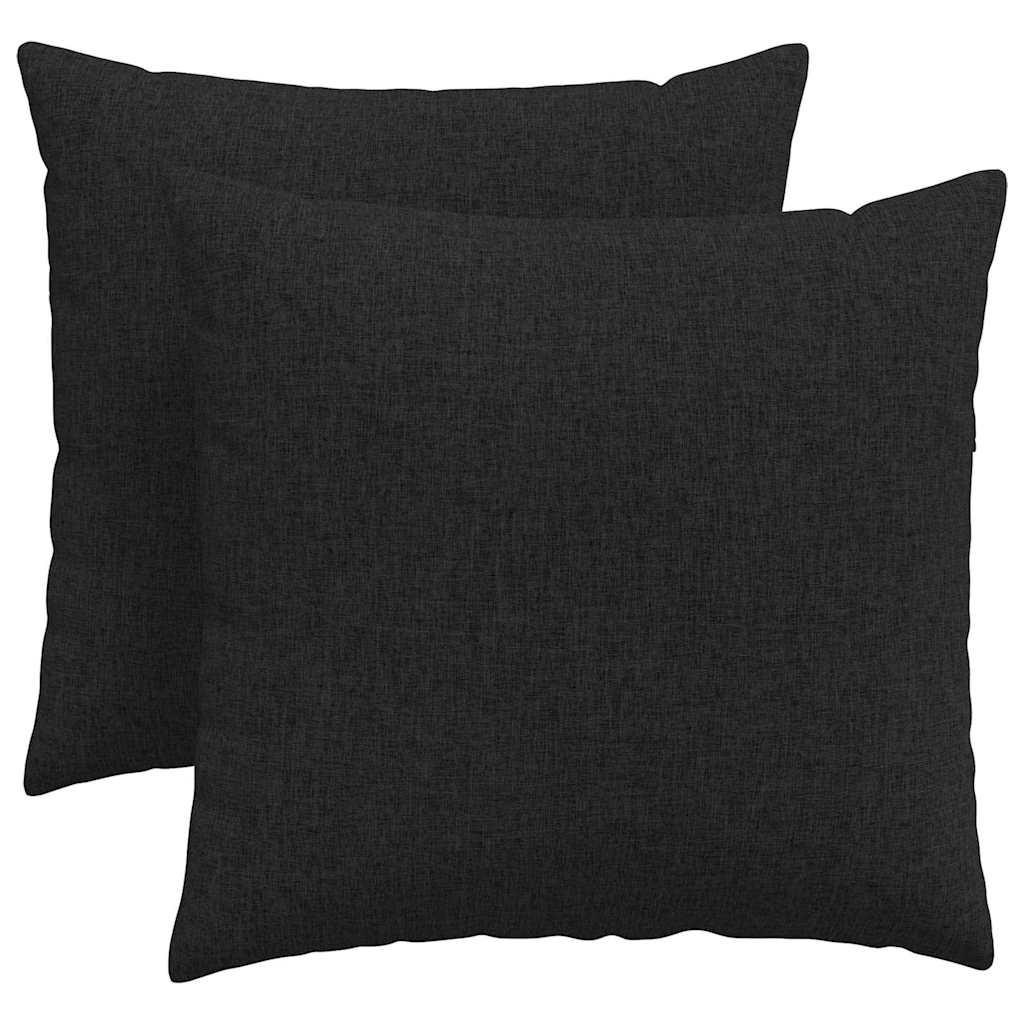 Sofakissen 2 pcs Hellgrau 50 x 30 cm Stoff