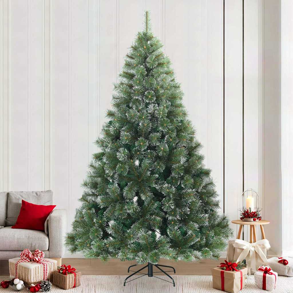 Künstlicher klappbarer Weihnachtsbaum Grün 120 cm PVC, Stahl