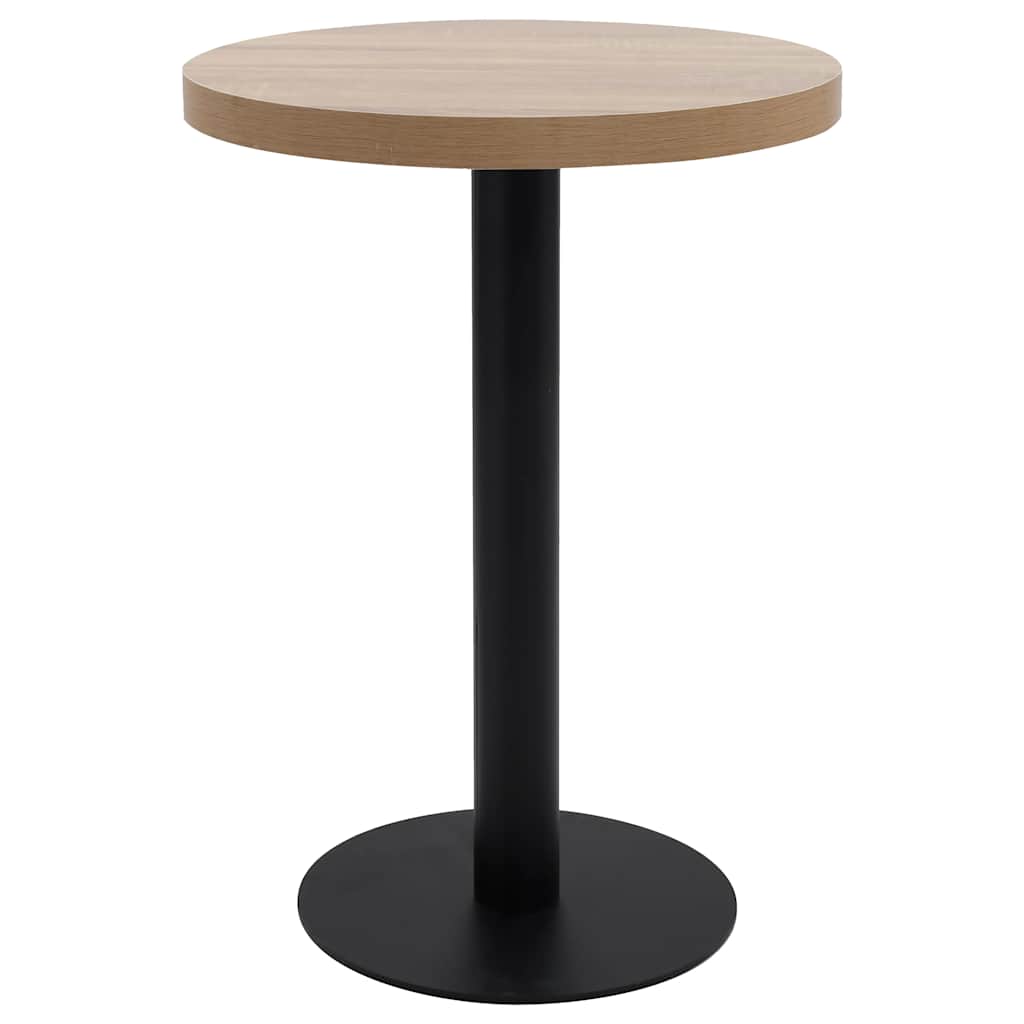 Bistrotisch Hellbraun 40 cm MDF