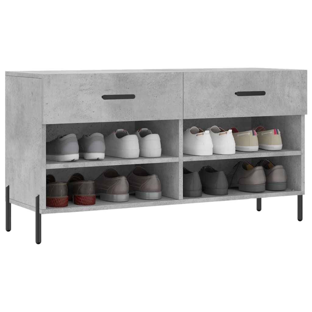 Schuhbank Weiß 102x35x55 cm Holzwerkstoff