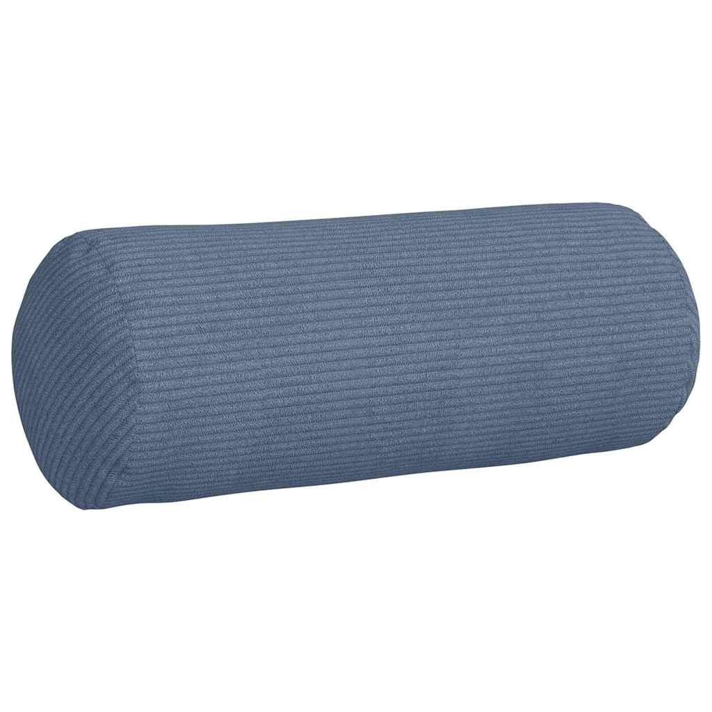 Bolsterkissen 2 pcs Hellgrau Ø 15 x 40 cm Cordstoff