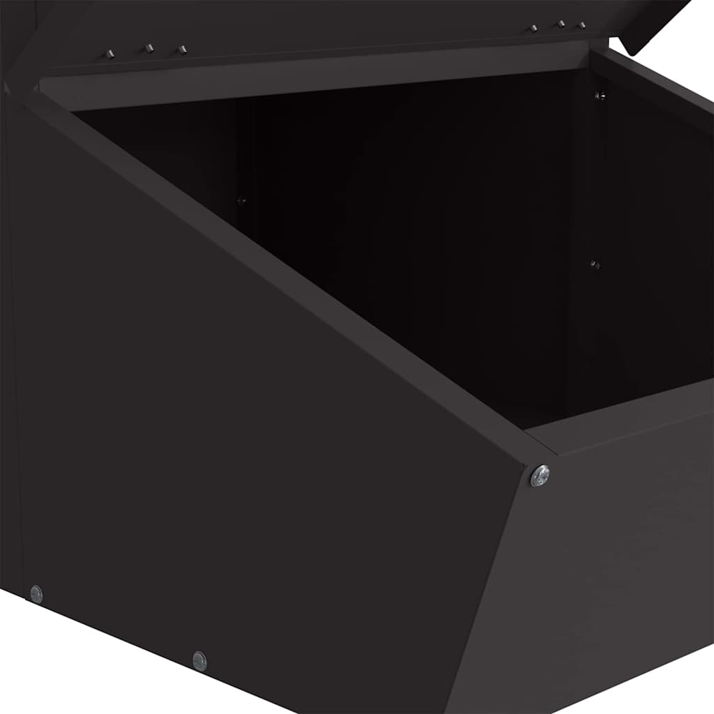 Schweinfutterspender Schwarz 55 x 38 x 76 cm