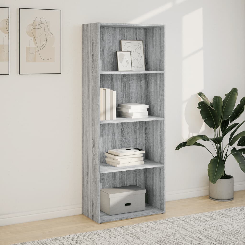 Bücherregal Weiß 80x30x189 cm Holzwerkstoff