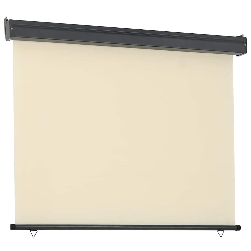 Balkon Seitenmarkise 60 x 250 cm 100% Polyester Eisen Stahl