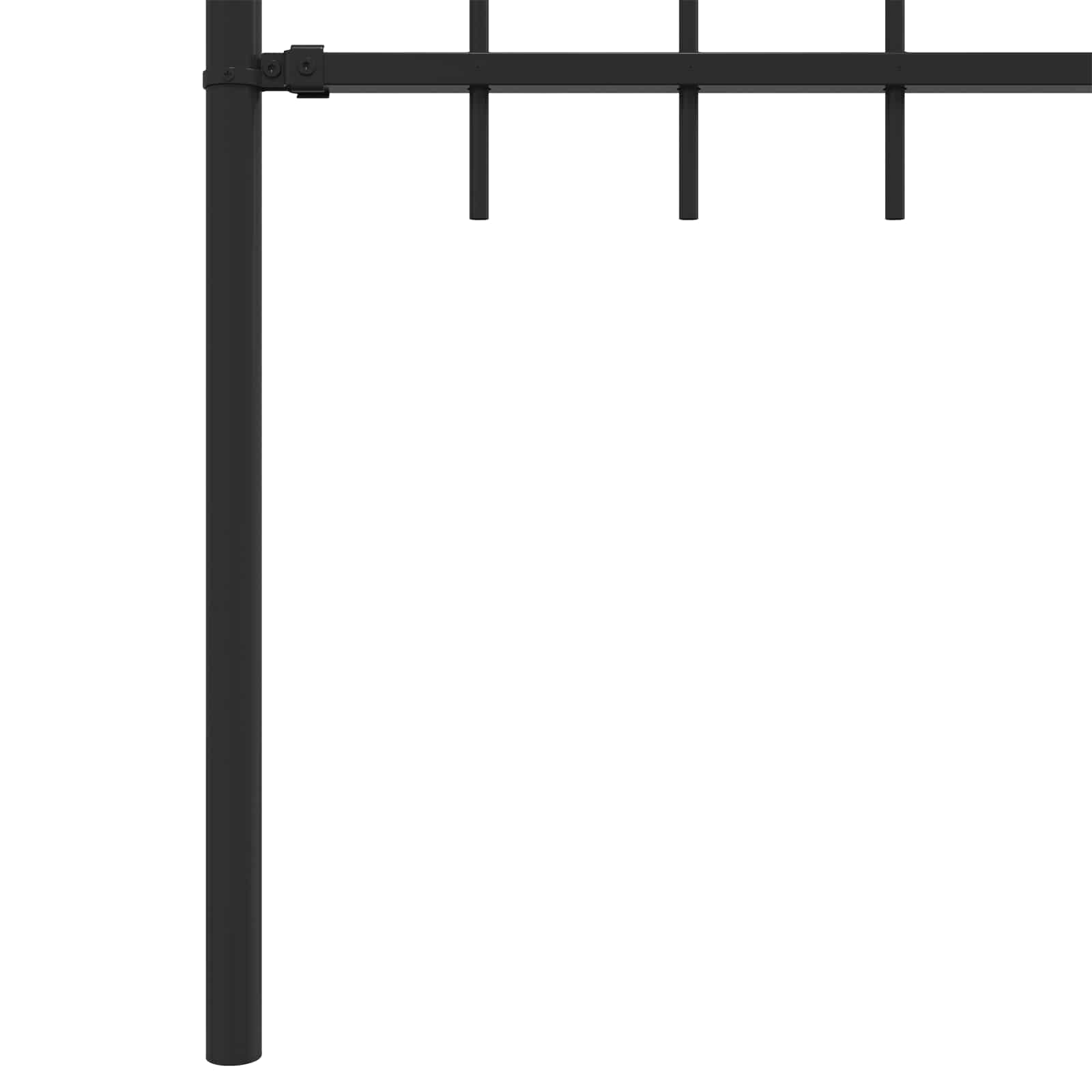Spießzaun Asten Schwarz