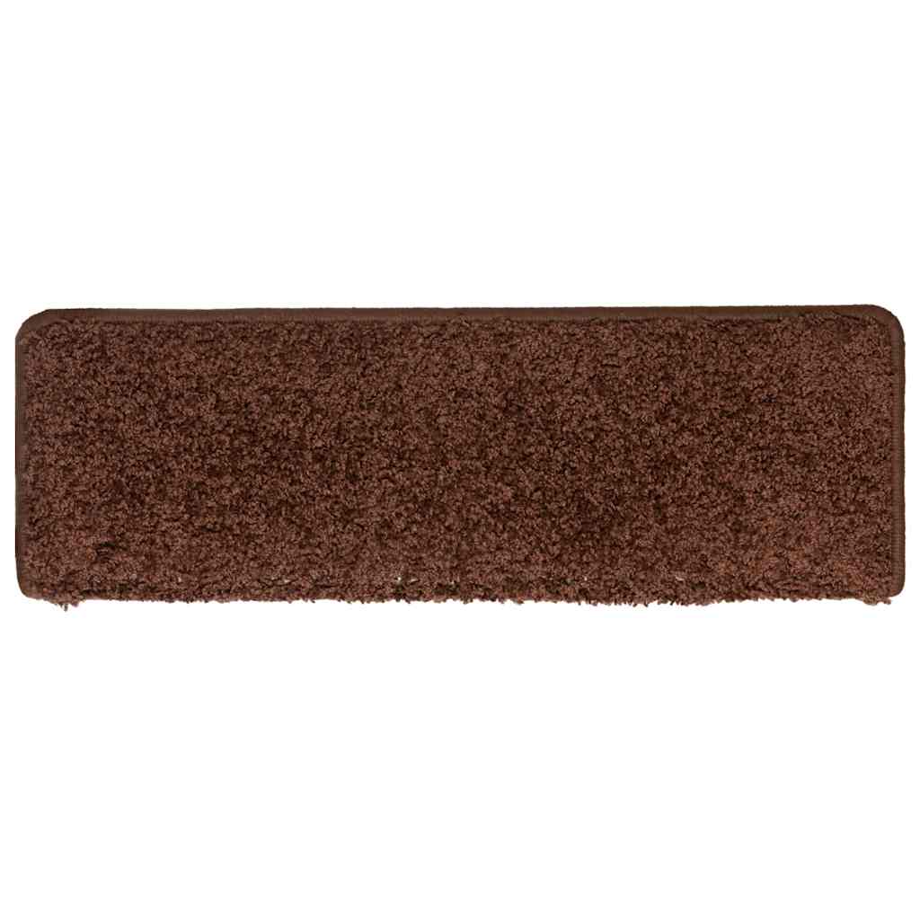 Stufenmatten 15 Stk. 65x21x4 cm Grau Rechteckiger Rand