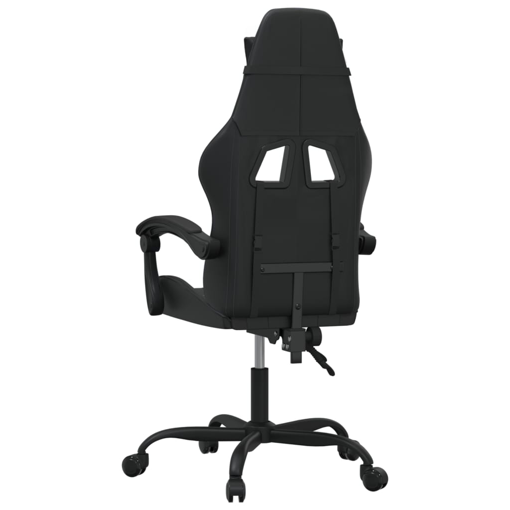 Gaming-Stuhl Drehbar Schwarz und Rot Kunstleder