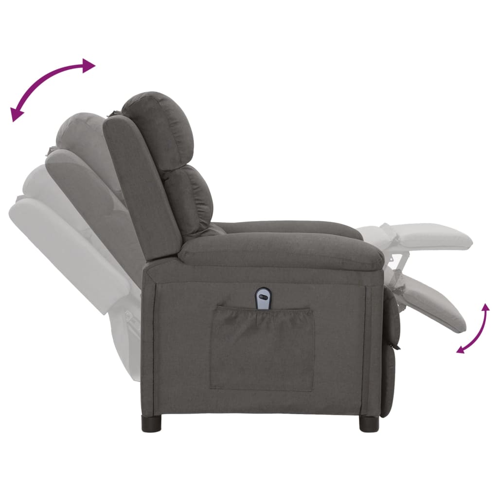 Relaxsessel Elektrisch Braun Stoff