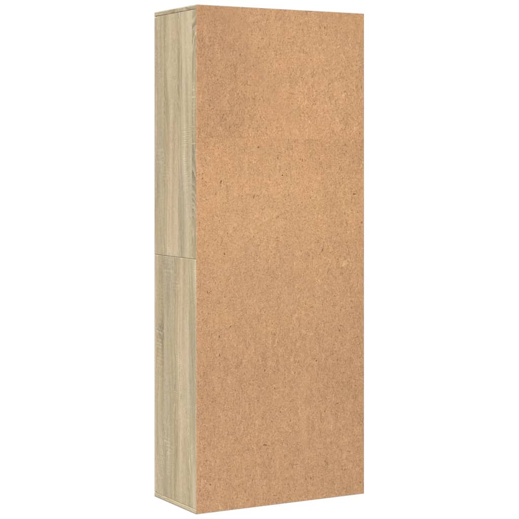 Highboard Weiß 70x35x180 cm Holzwerkstoff
