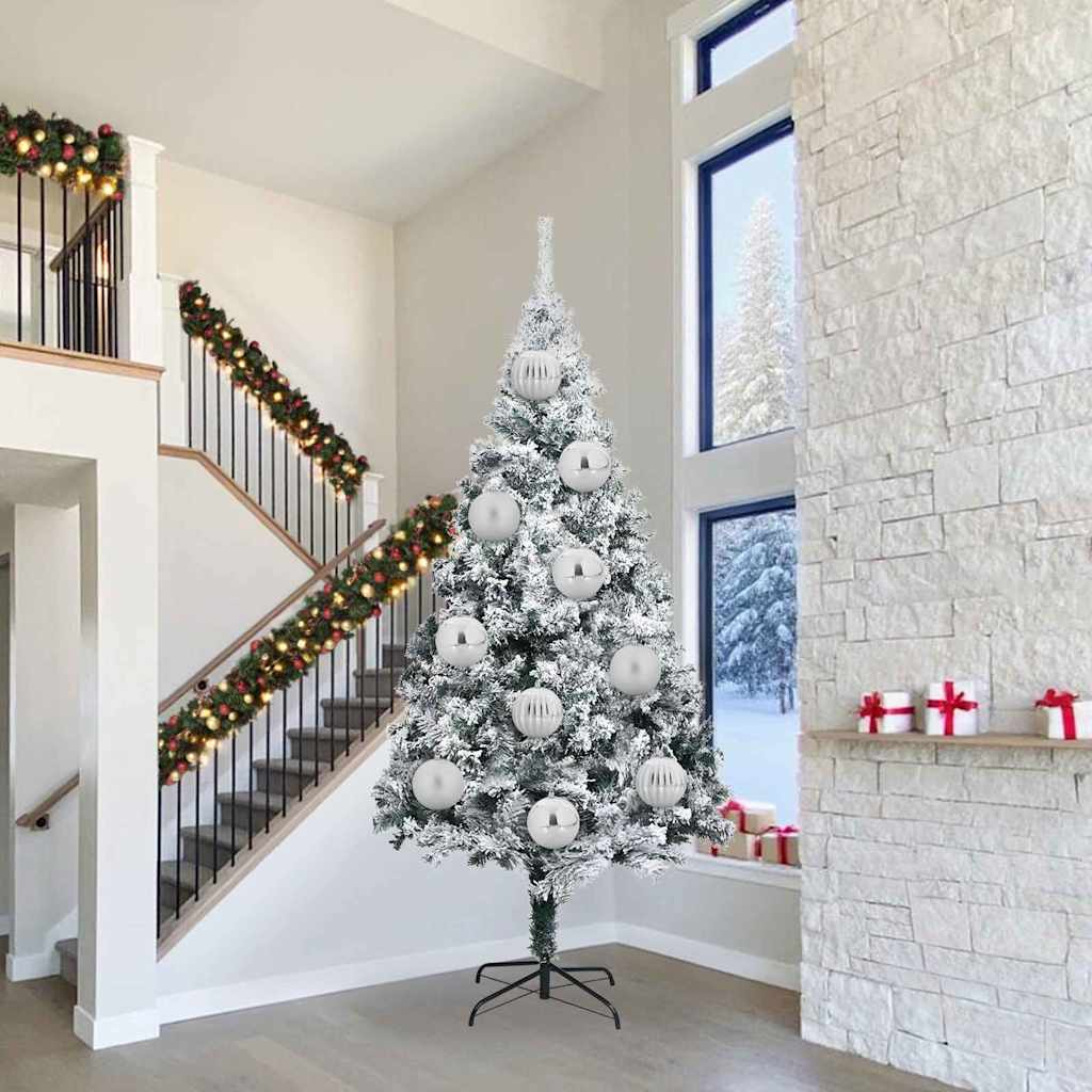 Weihnachtsbaumkugel Set XL 9 pcs Rot Kunststoff