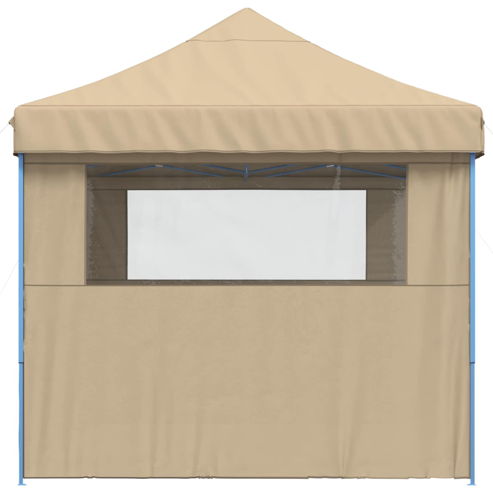Partyzelt Faltbar Pop-Up Beige 410x279x315 cm