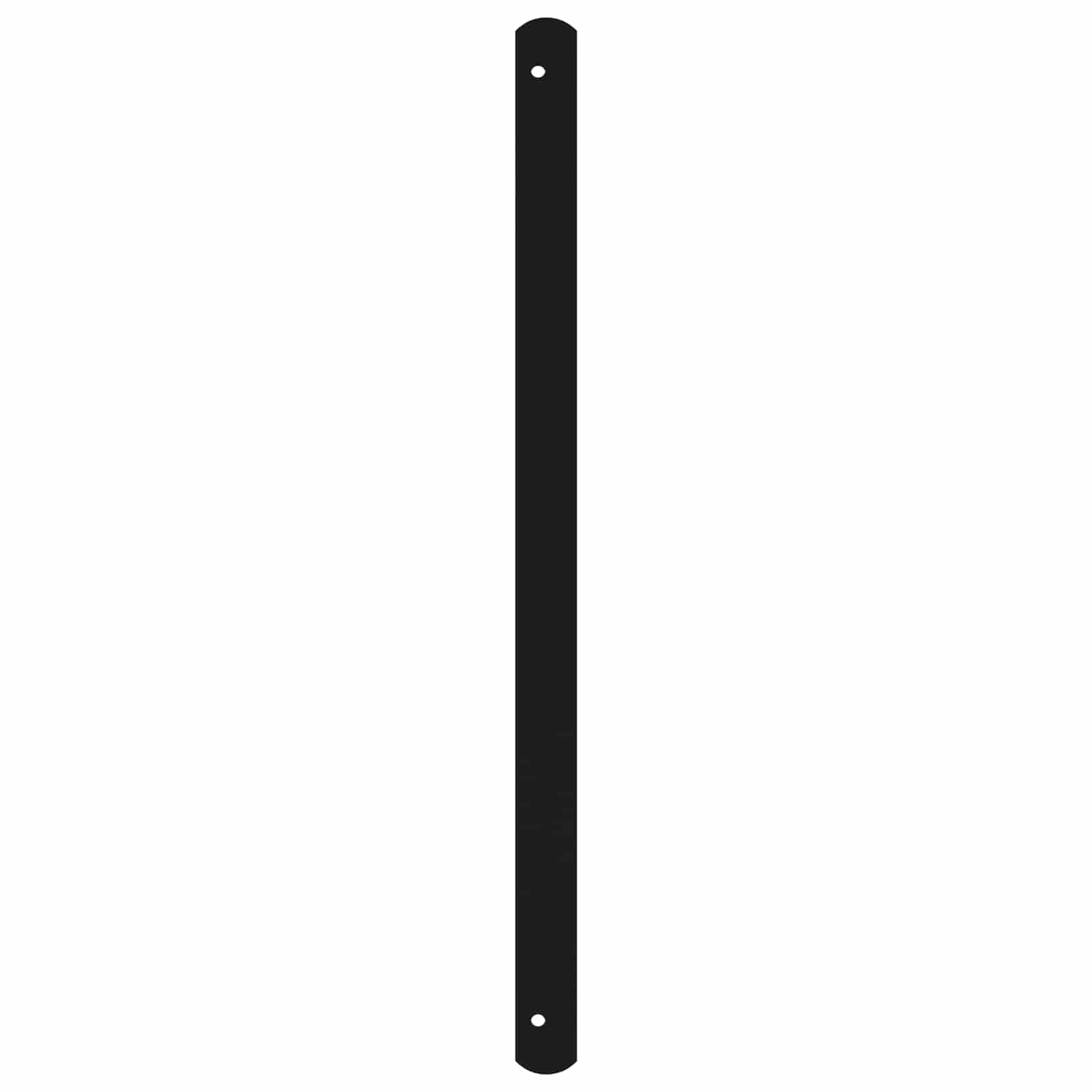 Fenstergitter 76 x 30 cm Pulverbeschichteter Stahl Schwarz