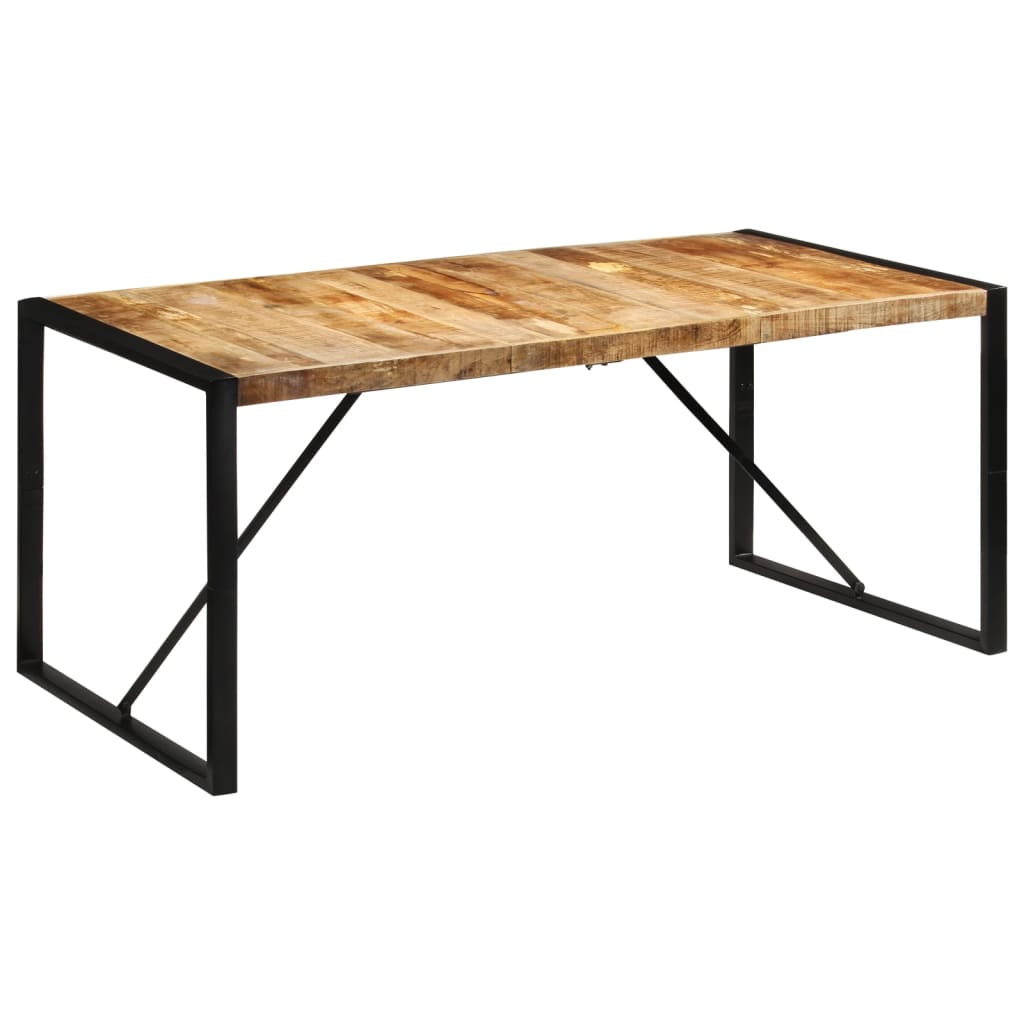 Esstisch Raues Massives Mangoholz 180 cm