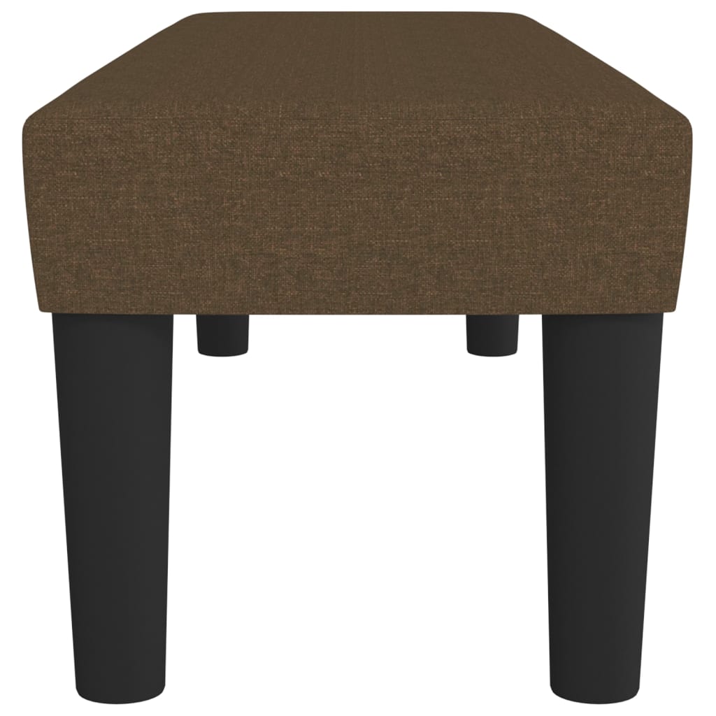 Sitzbank Hellgrau 70x30x30 cm Stoff