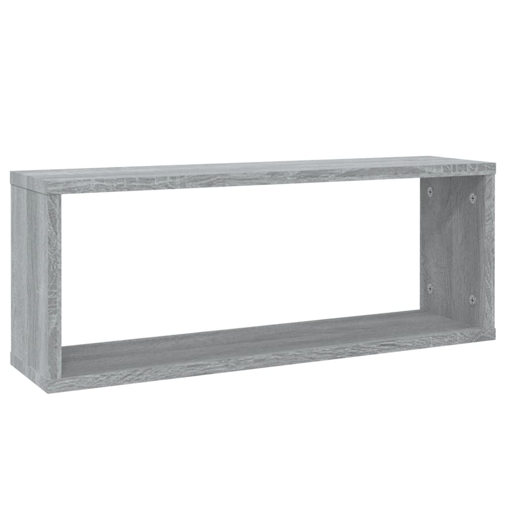 Würfelregale 2 Stk. Weiß 30x15x30 cm