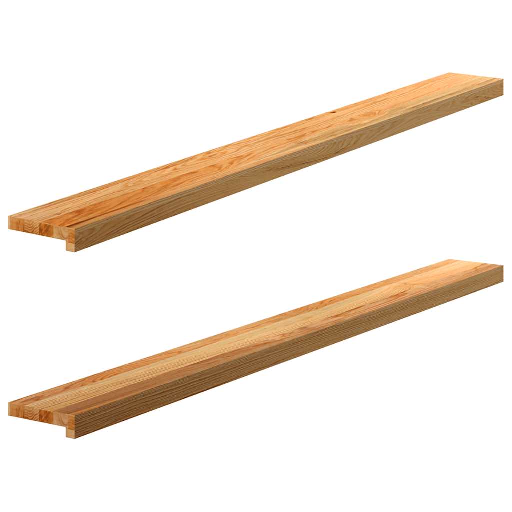 Fensterbänke 2 Stk. Unbehandelt 160x25x2 cm Massivholz Eiche