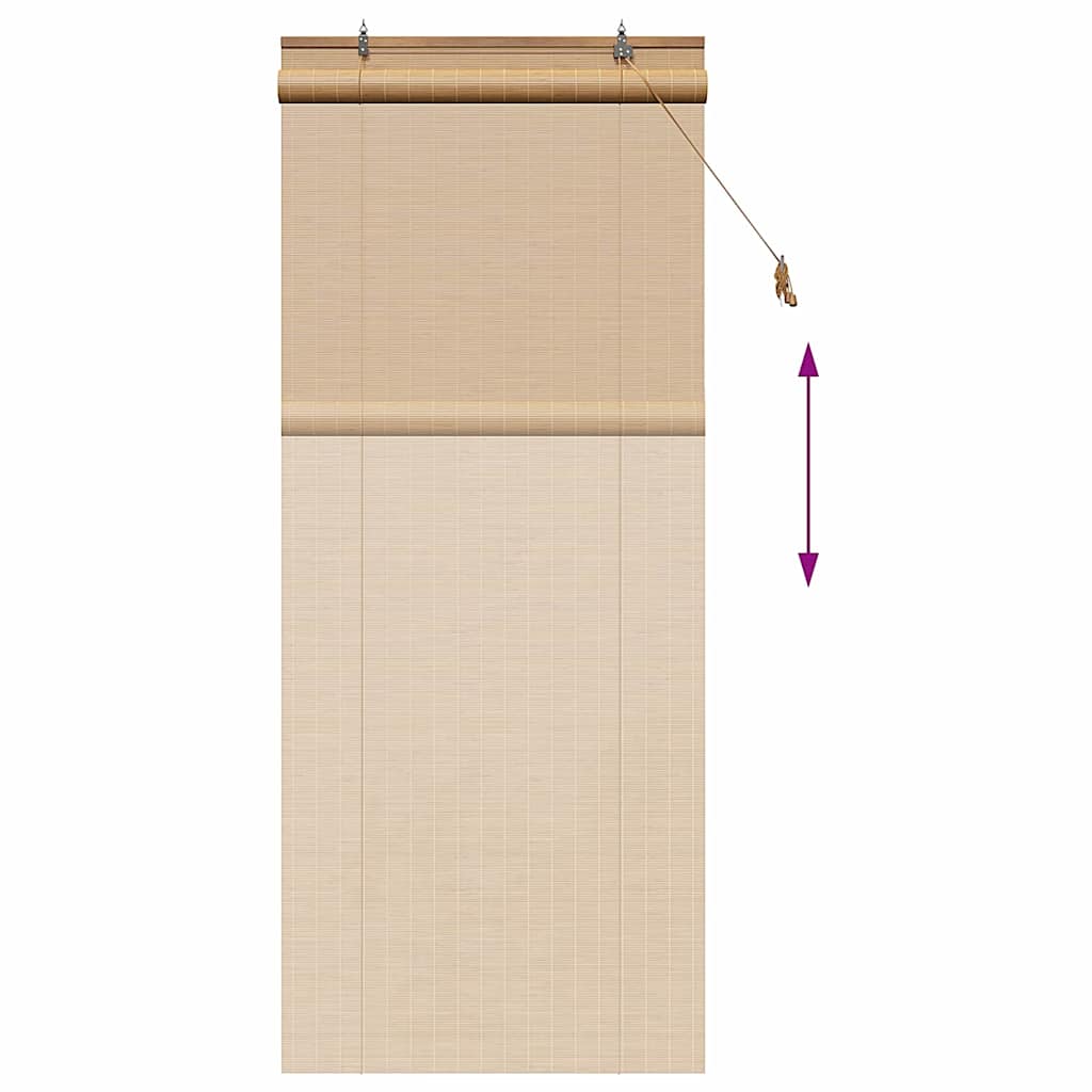 Rollo Braun 60 x 160 cm Bambus
