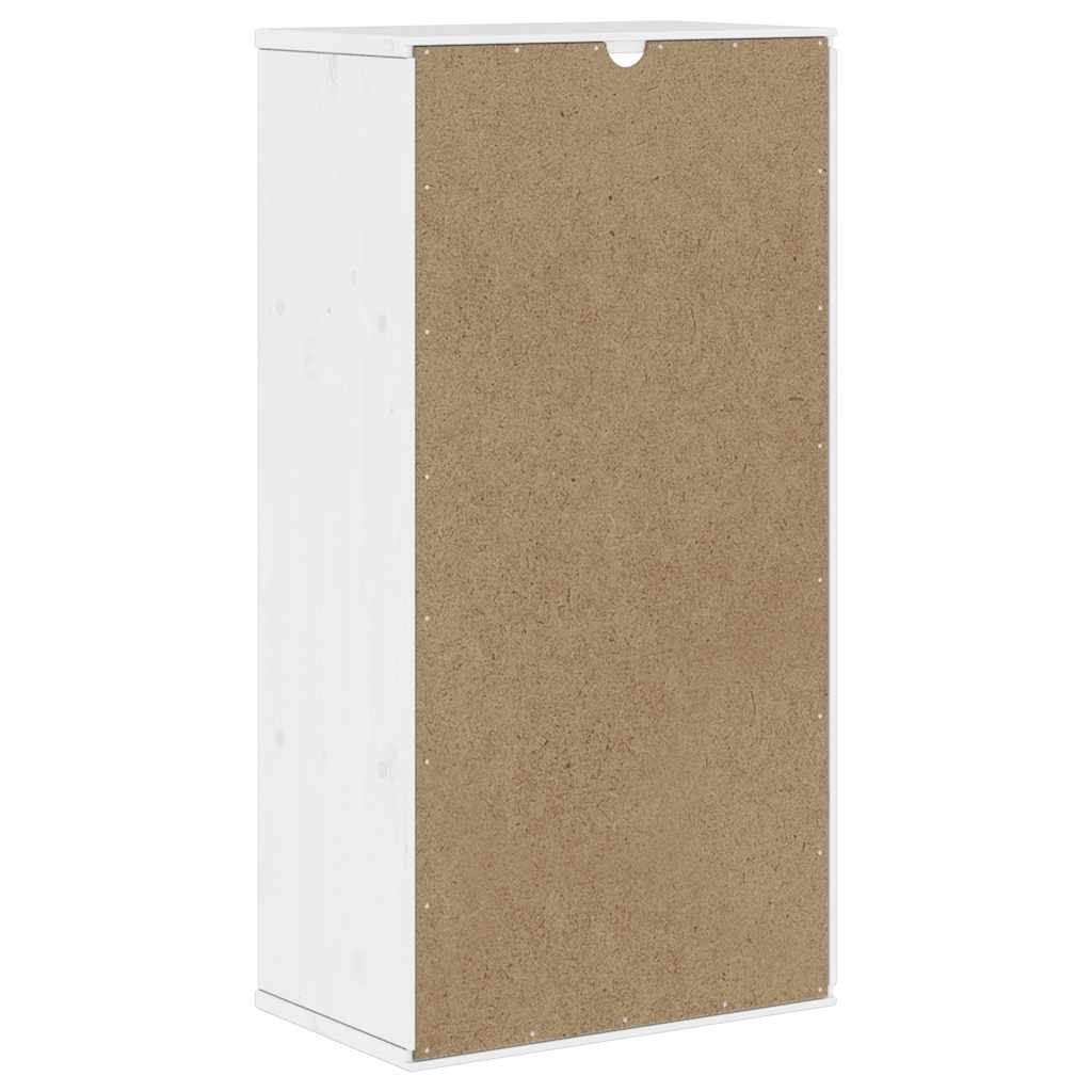 Beistellschrank ODDA 40x24x79 cm Massivholz Kiefer