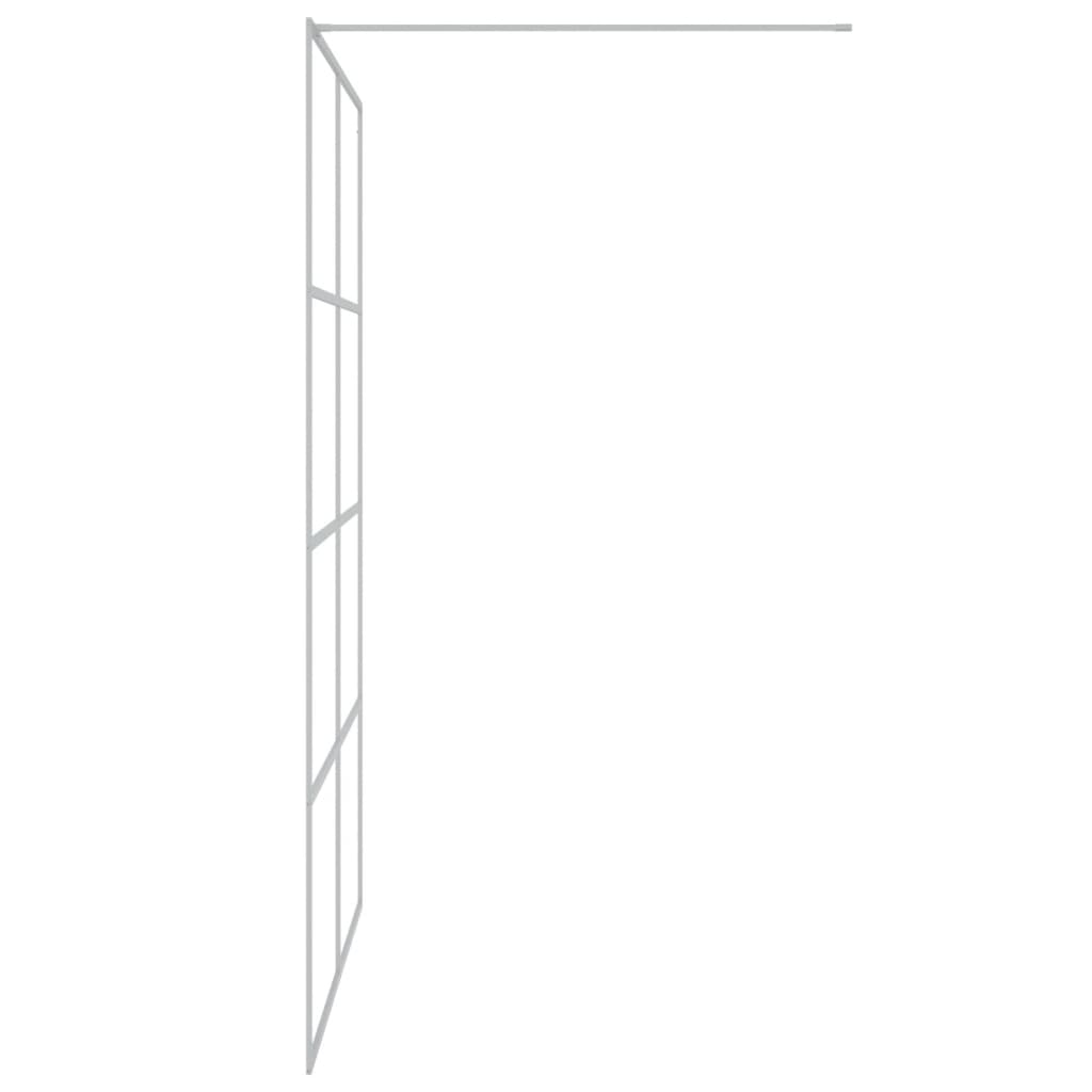 Duschwand für Begehbare Dusche mit Klarem ESG Glas 80x195 cm